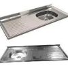 D_919020-MLA31011240381_062019-O.jpg Mesada D Acero Inoxidable 1.40 X 0.50. Pileta Simple Duranox
