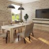 Mesa Cocina Comedor Fija 180 X 90- Patas Melamina. Capri