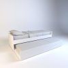 Cama 1 Plaza 0.80 Mts. Con Marinera. Melamina. Dolfin