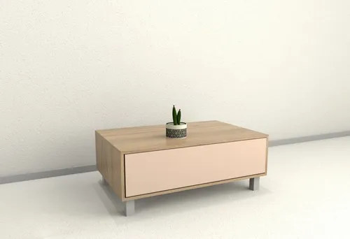 Mesa Centro De Living Con Cajon. Cod. 2021- Melamina