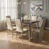 D_923645-MLA93314509173_092025-O.jpg Juego Cocina Comedor Mesa 1.40 + 6 Sillas Cromada Capri Co4