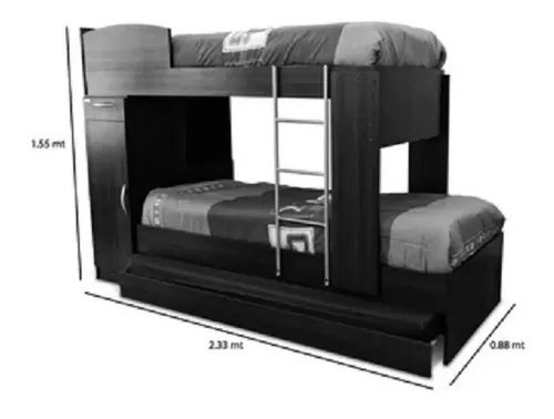 D_923947-MLA45980237444_052021-O.webp Cama Cucheta Funcional- 3 Camas, Baulera Con Cajon Cod. 954