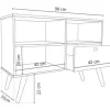 Rack Mesa Para Tv Led 32 Escandinava Dl 880- 90 X 65 X 35