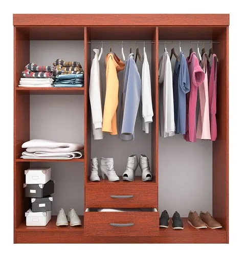 Ropero Placard Organizador. 6 Puertas- 2 Cajones. Dl 126
