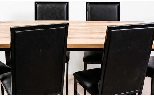 D_927400-MLA72206091761_102023-O.jpg Juego De Comedor Mesa Melamina 140 + 6 Sillas Imperio C 24