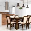 Juego De Comedor. Mesa Prisma 1.60 Mts + 6 Sillas Enrique