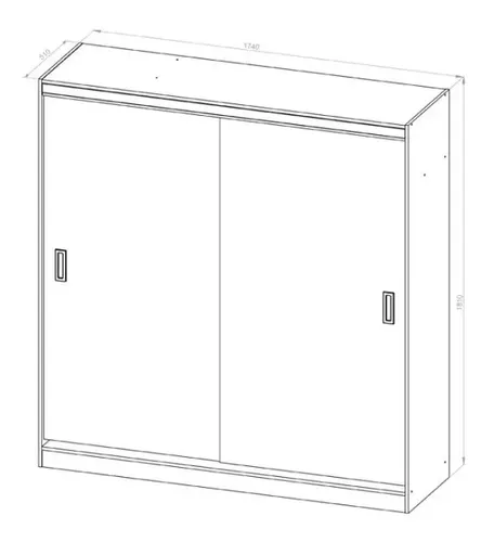 D_928466-MLA44613236548_012021-O.webp Ropero Placard Organizador 2 Puertas 181 X 181 X 51 Ro180
