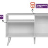 D_929062-MLU74161159095_012024-O.jpg Estante Para Tv Rubi Linea Brasil De 50 Pulgadas, Color Natural/blanco Roto