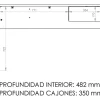 D_929826-MLU78164428808_082024-O.webp Escritorio Moderno Hogar Oficina Minimalista Mesa De Trabajo Computadora Notebook Estudio Funcional Espacios Un Cajon Dielfe Color Blanco Con Roble Kendal Bzec120 Dielfe Blanco / Roble Kendal