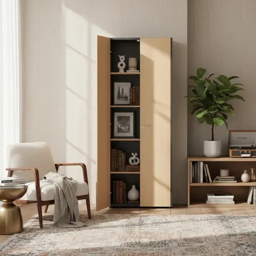 Biblioteca Organizador Oficina 2 Ptas. Estant 76 Cm. Cod 930