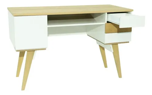 D_930593-MLA71008809542_082023-O.webp Escritorio 3 Cajones 1 Puerta Escandinavo- 100 X 55 Cod. 234