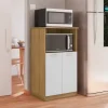 D_931151-MLA90383296940_082025-O.webp Mueble Multiuso Organizador P- Microondas Orion- 2 Puertas
