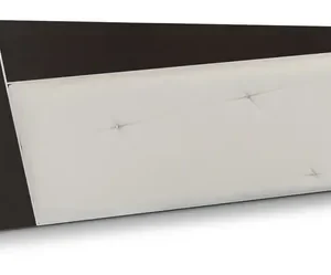 Respaldo Para Sommier Tapizado- Borde De Madera- Kendor
