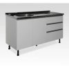 Combo Cocina Bajo Mesada + Alacena 1.20 Mts. Perfil J Jb120