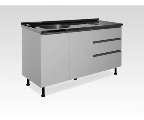 Combo Cocina Bajo Mesada + Alacena 1.20 Mts. Perfil J Jb120