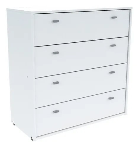 Comoda Cajonera Chifonier 4 Cajones 90 X 92 X 47. Nature