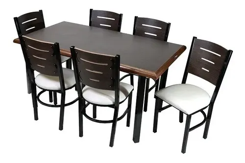 D_933245-MLA31577351207_072019-O.webp Combo Juego Comedor Mesa Combinada + 6 Sillas Caño Mod. 10