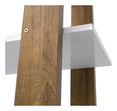 Estanteria Biblioteca Nordico 4 Estantes Cod. 323081 Woodlik