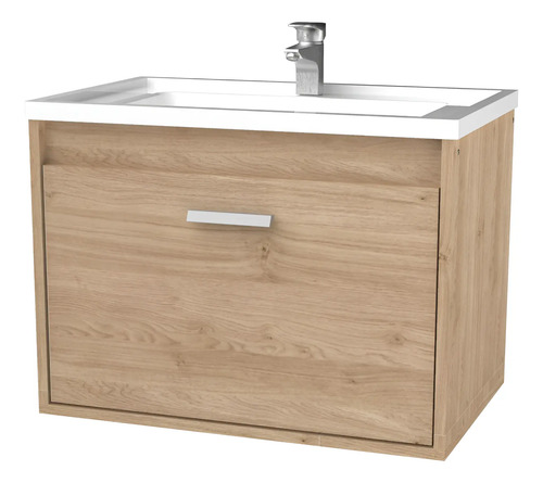 Vanitory Colgante Para Baño Zen Con Mesada- 58 Cm- Dze 02-