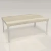Mesa De Living Luar- Fija- Patas Cromadas- 90 X 56