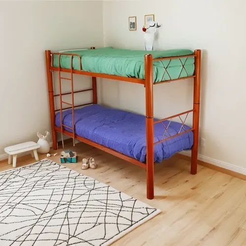 Cama Cucheta Fija. 1 Plaza. 80 Cm. Caño Reforzado. Modelo X