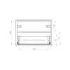 D_937163-MLA69565147617_052023-O.webp 2 Mesas De Luz Flotante- 1 Cajon- Espacio- - Mlf 040