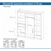 D_937999-MLA86039177933_062025-O.webp Placard Ropero 3 Puertas Corredizas 1.75- 1.93- 0.52 Dpc 175