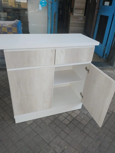 Bahiut Rack Vajillero 2 Puertas, 2 Cajones- 90 X 88 X 38-