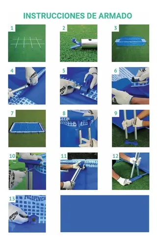 Pileta Pelopincho 1076 Con Capacidad De 8000l 2.25mx4.45m