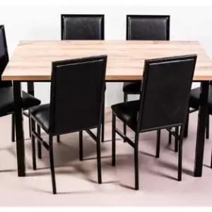 D_939715-MLA72206024117_102023-O.webp Juego De Comedor Mesa Melamina 140 + 6 Sillas Imperio C 24