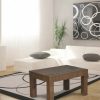 Mesa Ratona Centro Living Dolfin. Melamina. Apliques En Alum