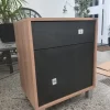 Mesa De Luz 1 Puerta, 1 Cajon. Sistema Push. Cod. 6426
