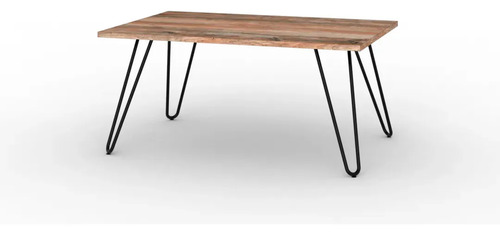 D_941902-MLA109112035373_032026-O.jpg Mesa Ratona Industrial Rectangular Living 90 Cm Color Atakama Con Patas De Hierro Negro Melamina 18mm Mesa Centro Baja Moderna Estilo Loft Fácil Armado Mir090 Dielfe