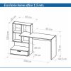 D_941938-MLA85986625069_062025-O.jpg Escritorio Organizador Con Un Cajon. 150 X 132 X 45- Oes 105