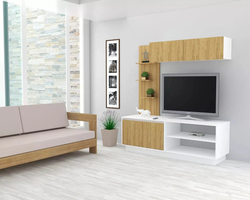 Modular Centro De Entretenimiento Calabria 162 X 177 X 51