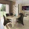 Mesa Fija Rectangular 1.80 X 0.90- Con Tapa De Vidrio- Vitro