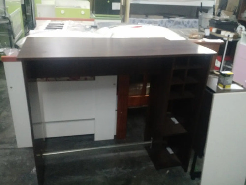 Barra Cocina Desayunador. Melamina. 120 X 102 X 50 Cod. 360