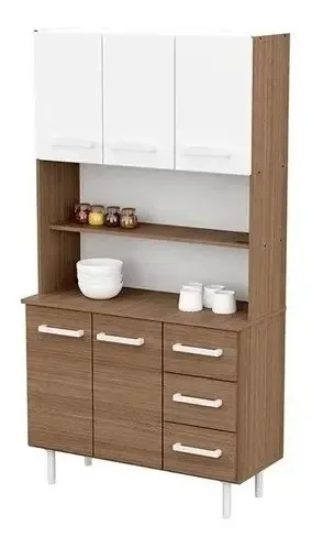 D_943330-MLA53301181650_012023-O.webp Aparador Kit De Cocina 90 Cm. 5 Puertas, 3 Caj. Cod. 10225