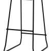 Banquetas Industrial Soho Negra Taburete Kit X2 Alto Asiento De Chapa Metálica Con Respaldo Caño Redondo 5/8 Para Barra Cocina Desayunador Living Resistente 90 Kg Bcs023 Dielfe Laqueado Negro