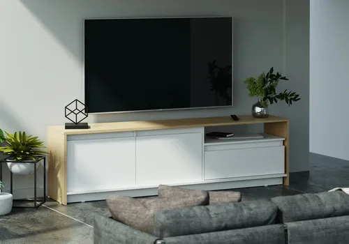 Mesa Rack Tv/ Led 80 Niza. 180 X 51 X 35- 2 Ptas, 1 Cajon