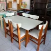 D_944815-MLA79325396005_092024-O.webp Mesa Cocina Comedor 150 X 80 + 4 Sillas Curvas Mediterraneo