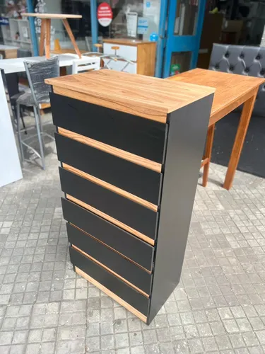 Cajonera Chifonier 6 Cajones. Laqueado Paraiso 120 X 60 X 38