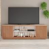 Rack Mesa Para Tv Symmetry 180 X 57 X 38- Freijo Off White