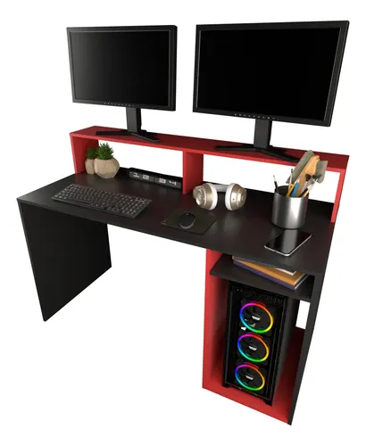 Escritorio Gamer Dual 129 X 60 Cod. 3088 Tables