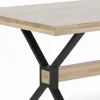 Mesa Cocina Comedor Lustrada Paraiso Base De Caño Cruz 1.40