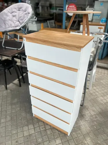 Cajonera Chifonier 6 Cajones. Laqueado Paraiso 120 X 60 X 38