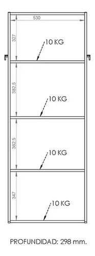 Despensero Cocina Dos Puertas Alacena Organizador 2 Estantes Regulables Blanco Melamina Resistente Multiuso Guardado Hogar Comedor Moderna Fácil Limpieza Kit Antivuelco D060 Dielfe