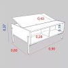 Mesa Ratona Centro De Living- Con Puerta 89 X 60- Cod. 2023