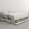 D_948959-MLA51277731430_082022-O.webp Base Box P- Sommier 200 X 200- 4 Cajones- Estantes- Cod 6445