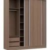 Ropero Placard 3 Puertas, 4 Cajones Nature 182 X 219 X 60